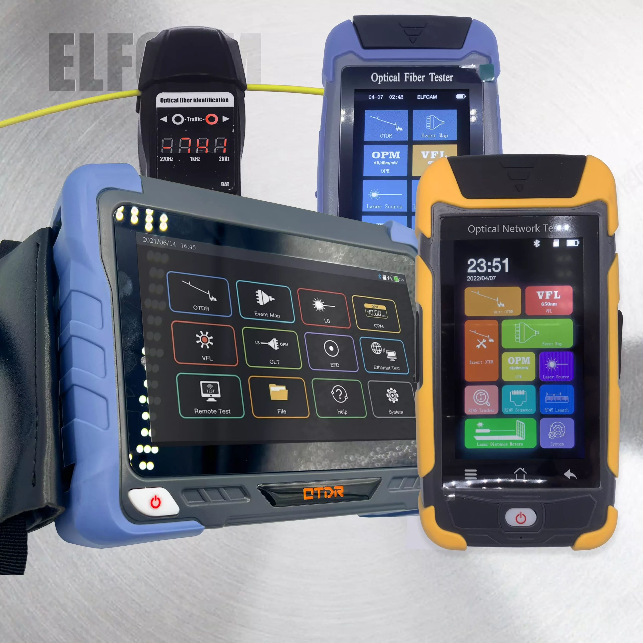 OTDR réflectomètre fibre optique ELFCAM