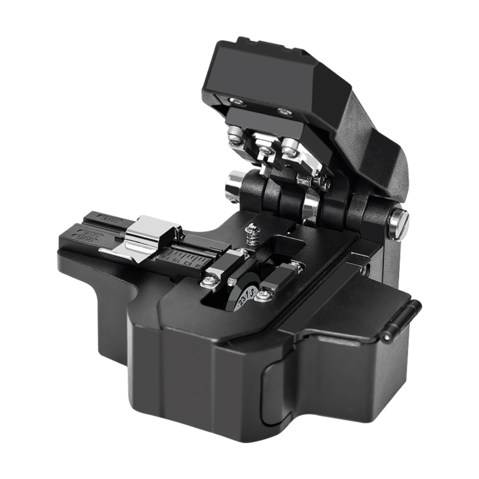 Cliveuse de Fibre Optique S12 Professionnelle – Coupe en Une Seule Étape, Angle de Coupe ≤ 0,6°, Lame en Acier au Tungstène 24 Positions (48 000 Coupes), Support Universel 3-en-1 pour Fibre Nue, Pigtail et Cordon Optique – Image 2