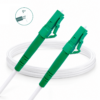 Elfcam – Cable de Fibra Óptica LC/APC 9° a LC/APC 9° Simplex Monomodo OS2 9/125μm LSZH, Blanco