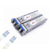 Paquete de 2 módulos transceptores de fibra óptica SFP de 1,25 Gbps, LC/UPC OS2 dúplex monomodo (OS2) 1310 nm 10 KM DDM conector de fibra óptica (Ref:6603)